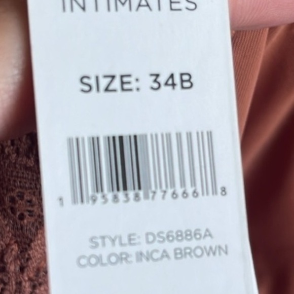 Danskin Brown Corset Bra with Structured Cups - Picture 9 of 9